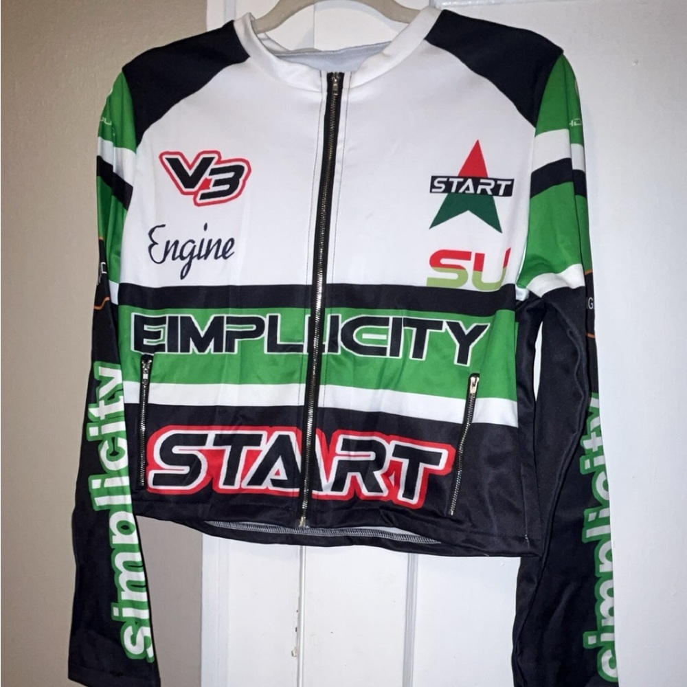 Green "NASCAR" inspired Jacket